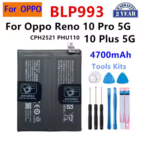 Brand New BLP993 4700mAh Battery For OPPO OnePlus Reno 10 Pro 10 Plus CPH2521 PHU110 Phone Batteries