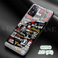 Softcase Glass Kaca OPPO A57 (4G) 2022 - Casing hp OPPO A57 (4G) 2022 [ S64 ].