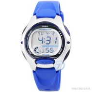 【柒號本舖】CASIO 卡西歐鬧鈴多時區兒童電子錶-藍 # LW-200-2A (台灣公司貨)