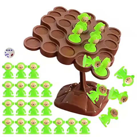 Monkey Balance Tree Focus Balance Training Children's Toys Stacking Toys Parent Child Interactive Bo
