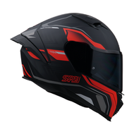 Spy STRIKE GD SA - CAYMAN Dual Visor Full Face Motorcycle Helmet (FREE CLEAR VISOR)