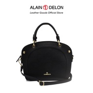 ALAIN DELON LADIES PERFORATED ELEMENT SERIES TOP-HANDLE BAG WITH KEY CHAIN - AHB0513PN3MA3
