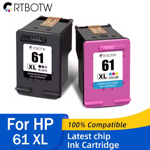 61XL Compatible Ink Cartridge For HP 61 HP61 XL Envy 4500 4502 5530 Deskjet 2540 2541 2542 2543 2546