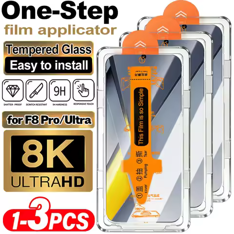 Screen Protector with Easy Installation Kit For Poco X8 Pro MAX Ultra Tempered Glass Films for Xiaom
