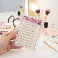 BQI Brown Tone Glue-Free Lower Lashes Gentle Single Cluster Soft Segmented Cool Effect  BQI Brown To