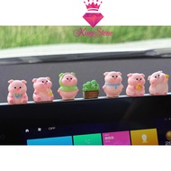 Friendly pink pig car decoration accessories Decor Taplo, Bedroom Study Desk - Kingstone car decorat