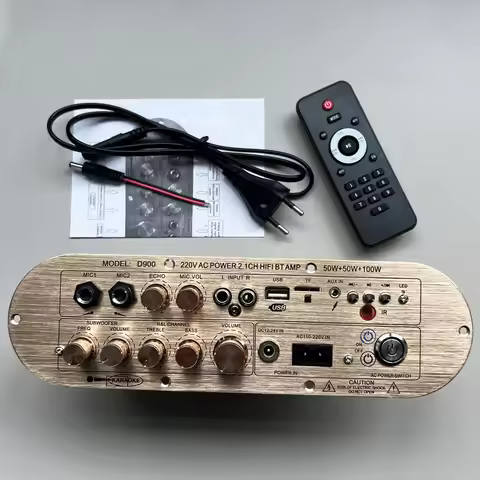 D900 Bluetooth Audio Amplifier Board with TPA3116 Channel 2.1 50WX2+100W High-power Home DIY AMP Mod