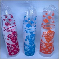 Grape Clear Plastic Cups, Flat Cups 10oz, 12oz, 14oz, 16oz