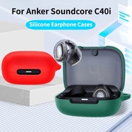 New Silicone Case For Anker Soundcore C40i Shock-Proof Soft Silicone Earphone Box Protective Cover F