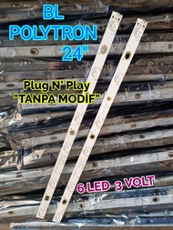 BACKLIGHT TV LED POLYTRON 24 INCH