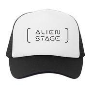 Alien Stage Trucker Hat ALNST Logo