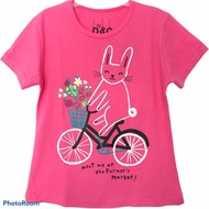 Kaos Anak Perempuan Rabbit Sepeda Fanta 1-10 Tahun