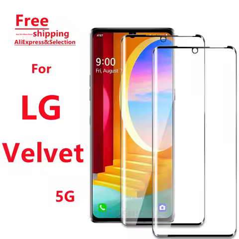 For LG Velvet 5G Tempered Glass Screen Protector - Smartphone Protection Suitable for LG Velvet 5G S