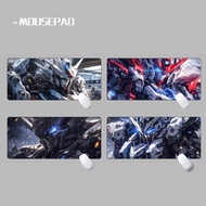 [900 *400] AI Mobile Suit Gundam Mouse Pad Extended Mousepad Thickened Boys Gaming Keyboard Pad Lapt