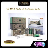 CROISSANT LIVING STORE SU-YOSD YS215 Wireless Karaoke Speaker With Two Wireless Microphone Karaoke Family KTV BLUETOOTH