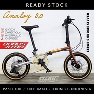 Pacific ANALOG 3.0 Chromoly Sepeda Lipat Folding Bike