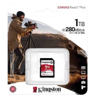 Kingston Canvas React Plus V60 SD Memory Card / 1TB