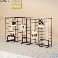 CACTULH Storage Rack, Metal Grid Display Rack, Modern Grid Frame with Base Jewelry Booth Rack For Gr