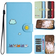 Phone Case For Honor X9C Cute Cat Pattern Flip Leather Case For Honor X9a Case Honor X8C X8a X7C X6b