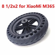 8 1/2x2 Solid Wheel 8.5x2 Honeycomb Solid Tire with Alloy rim for Xiaomi Mijia M365 Electric Scooter
