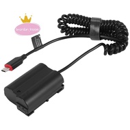 EN-EL15 Dummy Battery DC Power AC Adapter for  D7000 D7100 D7200 D750 D800E D810A Z5 Z6 Z7 II Camera