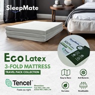 Tri-Fold Mattress Natural Latex premium single Mattress Foam Mattress