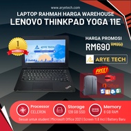 Laptop Lenovo Thinkpad Yoga 11e |  Intel Celeron | 8GB RAM | 128GB SSD (REFURBISHED)