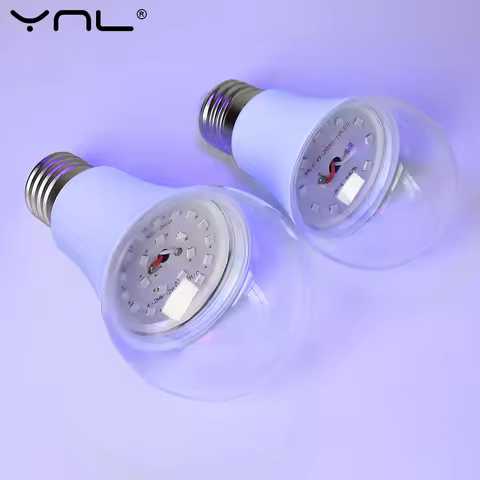Led Bulb E27 7W 12W UV Light Bulbs AC 85-265V LED UV Blacklight Party Ghost House Fluorescent Atmosp