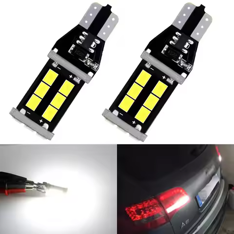 2x W16W LED T15 921 Car Backup Reverse Light For Audi A3 A4 A5 A6 C7 Q5 Q7 100 A7 A8 B6 B8 Q3 C5 C6 