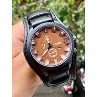 Beautiful Leather strap Citizen Analogue watch For Men