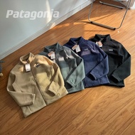 Patagonia คอตั้งผ้าฟลีซ PATAP-6มีซิปด้านนอกเป็นคู่สไตล์เดียวกันสำหรับเสื้อแจ็คเก็ตผู้ชายและผู้หญิงสำหรับฤดูหนาว