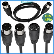 KOK 4 Pin DIN Male to Male Adapter Cable for DVR Digital Video Recorder DIN Audios Connector Device 
