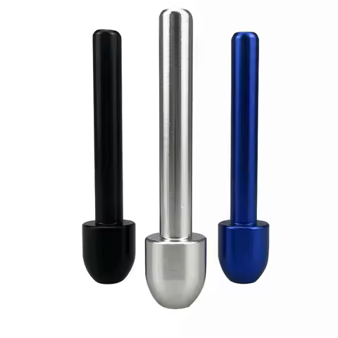 New 70mm Metal Straw Mini Small Pipe High Quality Portable Smoking pipe Light weight Snuff tube Men