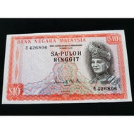 Offer Banknote Malaysia Rm10 Siri 1 Sa-PULOH B/71 426806 Condition Cantik AUNC Seperti Di Gambar