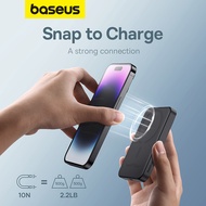 Baseus 20W Power Bank 5000mAh Mini Magnetic Wireless Fast Charge with Auto-wake For iPhone 14 13 12 Pro Max Magsafe Powerbank