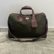 Original daks nylon green maroon fleece bag