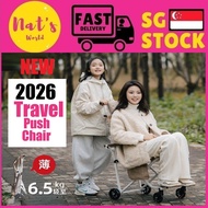 Foldable Lightweight Aluminium wheelchair push chair pushchair for elderly and senior