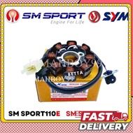 SM SPORT110 R FUEL COIL SM SPORT 110R STATOR KOIL STARTOR COIL STARTER KOIL MAGNET COIL ASSY SM SPOR