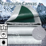 Tarpaulin Canvas Wear-resistant Sunshade Canopy Waterproof Outdoor Camping Garden Construction Tent 