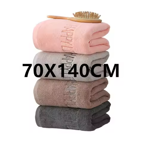 70X140CM Large Cotton Super Absorbent Thick Towel Bath Towel Beauty n motionQuick Drying Soft Bath T