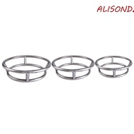 ALISONDZ Wok Rack Stainless Steel Thick For Pot Gas Stove Fry Pan Ring Rack Diameter 23/26/29cm Insulation Holder