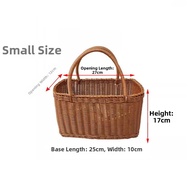 Outdoor Picnic Imitation Rattan Basket