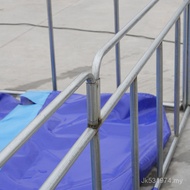 Canvas Pool Foldable Large Koi Pool Paddling Pool Bracket Swimming Pool Fish Pool Rainproof Cloth Fa