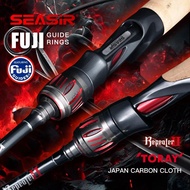 Seasir Repeater Spining&casting Fihsing Rod Fuji-o Guide Rings Carbon High Sensitivity 2a Grade Cork