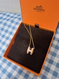 Hermes Pop H Necklace 愛馬仕頸鏈Pink