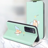Huawei NOVA 3 3I 4E 5T Pair Magnetic Painted Leather Case