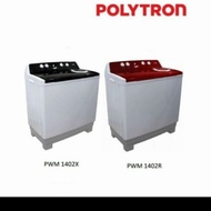 mesin cuci 2 tabung 14kg polytron 1402 pwm