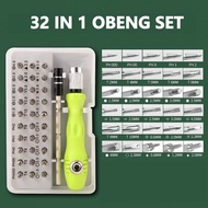 ISKU Obeng Set 32 in 1 Obeng Hp Multifungsi Alat Bongkar Mini Precision HP Laptop Reparasi Obeng set