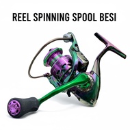 VX 1000/2000 Iron Spool Spinning Reel with Gear Ratio 5.2:1