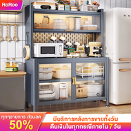 RORO 80CM ตู้วางของในครัว  แผงประตูอะคริลิค ตู้กับข้าวห้องครัว  เก็บจาน ชาม ในครัว กันน้ำ สนิม กันเช